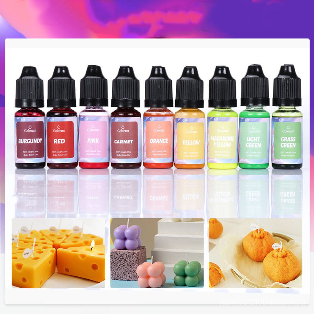 24-Color Upgraded Liquid Candle Dye Kit | For DIY Aromatherapy Candles ...
