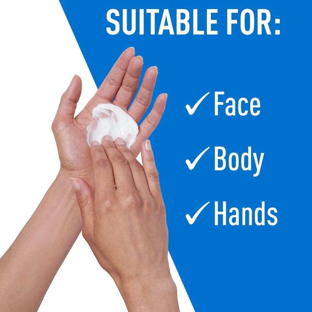 CeraVe Moisturizing Cream Facial Body Moisturizer Baume Hydratant 24