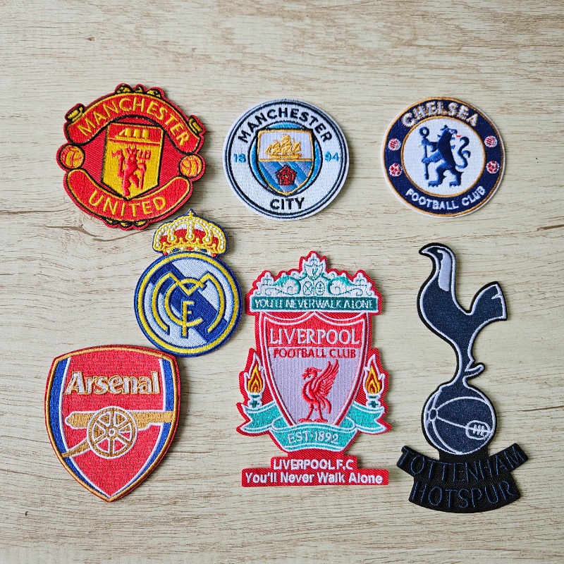 Custom Brand Logo Embroidery Patches Iron On Sew On Hats Design ...