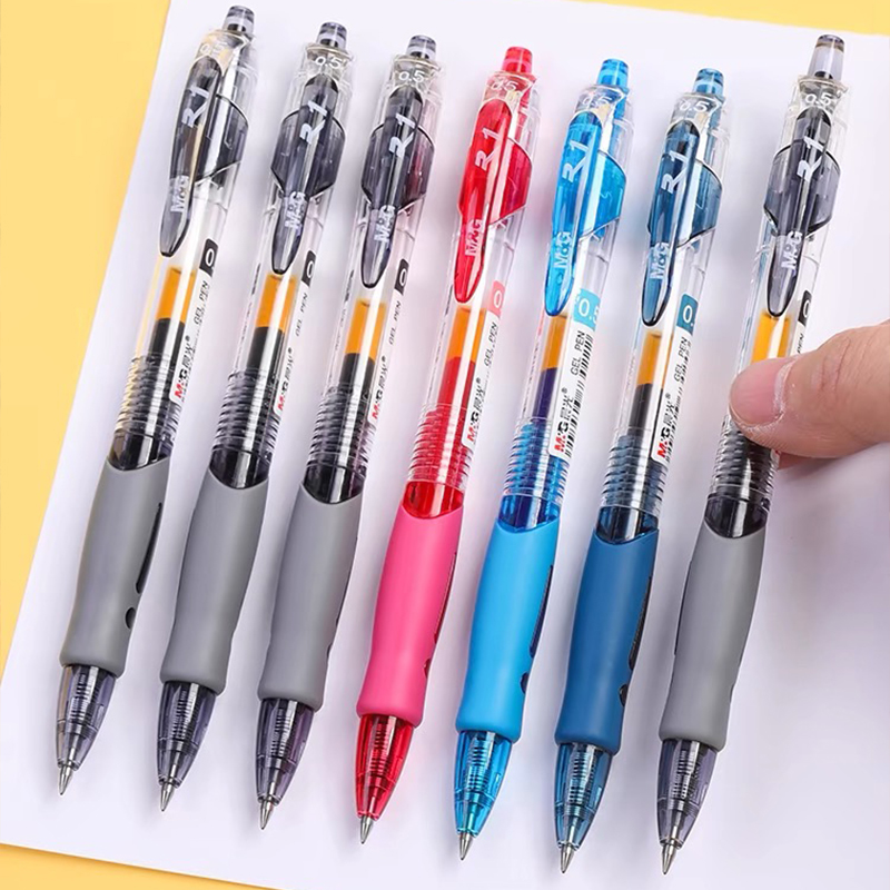 50 Pc Gel Pen 0.5mm Press Sign Pens Student Writing Stationery Ballpen ...