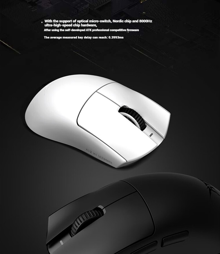 【使用1時間】ATK X1 Ultimate 8K Blazing Sky 裂空 ATK Blazing Sky X1 Series | Wireless Gaming Mouse – ATK