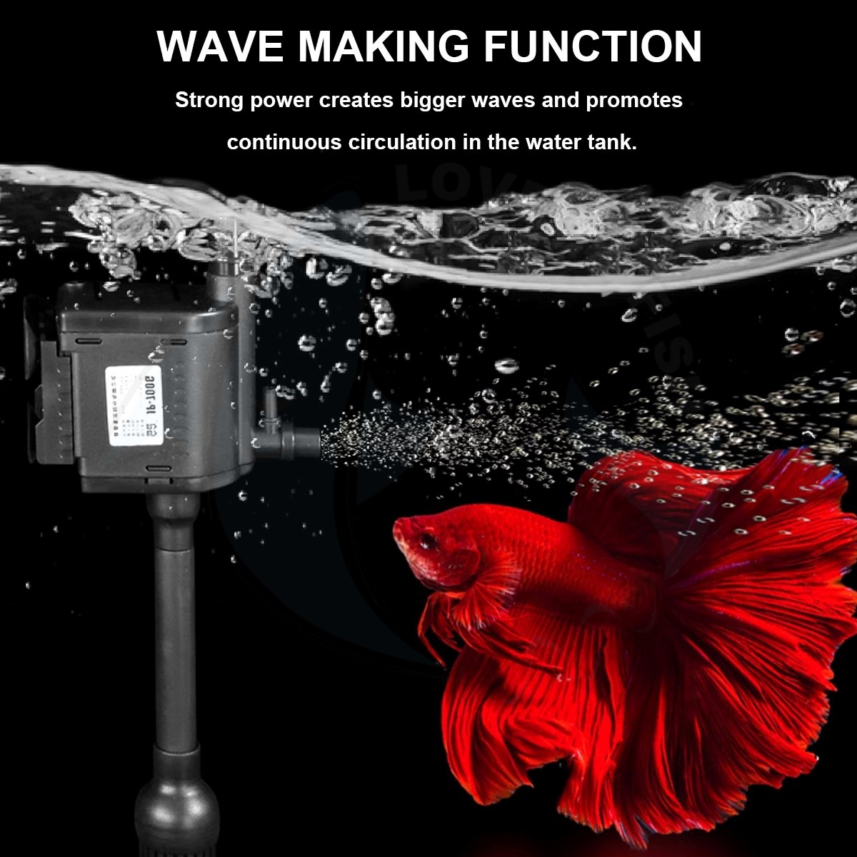 3In1 Aquarium Filter Fish Tank Submersible Pump Top Filter With ...