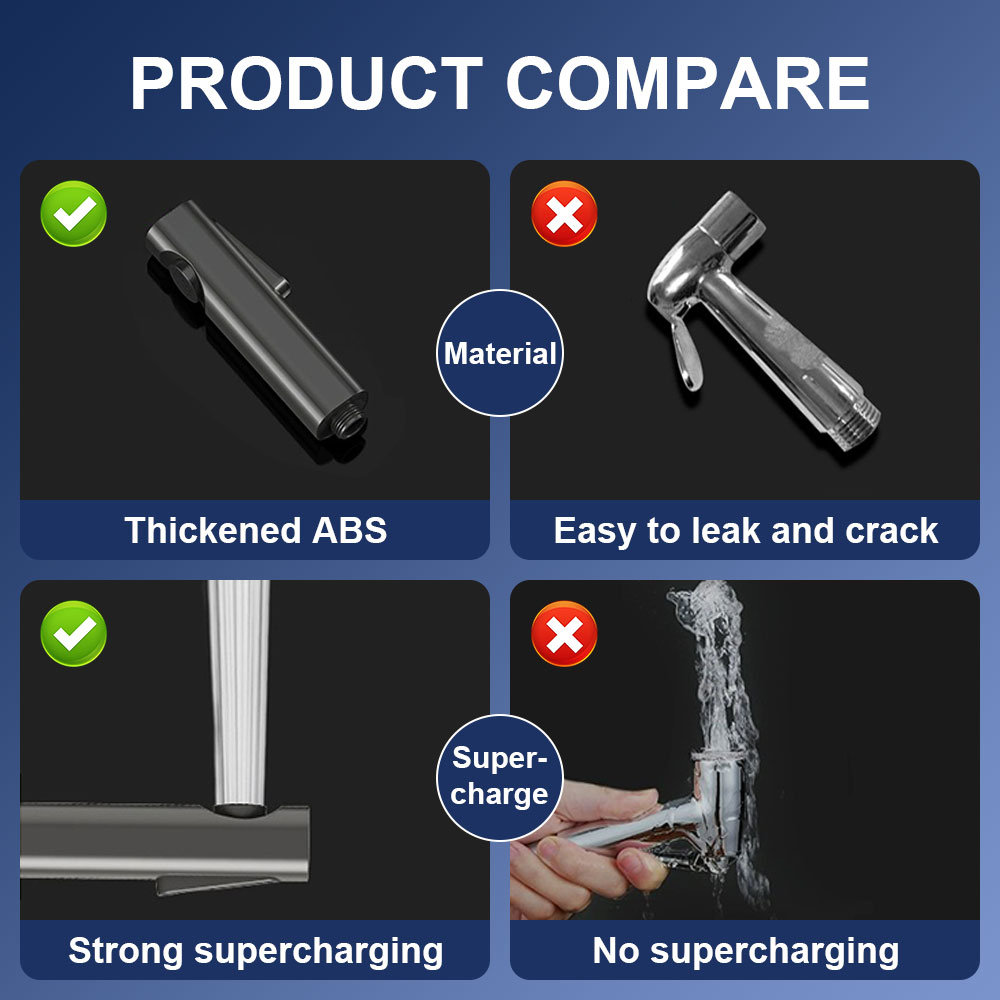 High Pressure Bidet Spray Toilet Set Bidet Set Toilet Flushing Spray