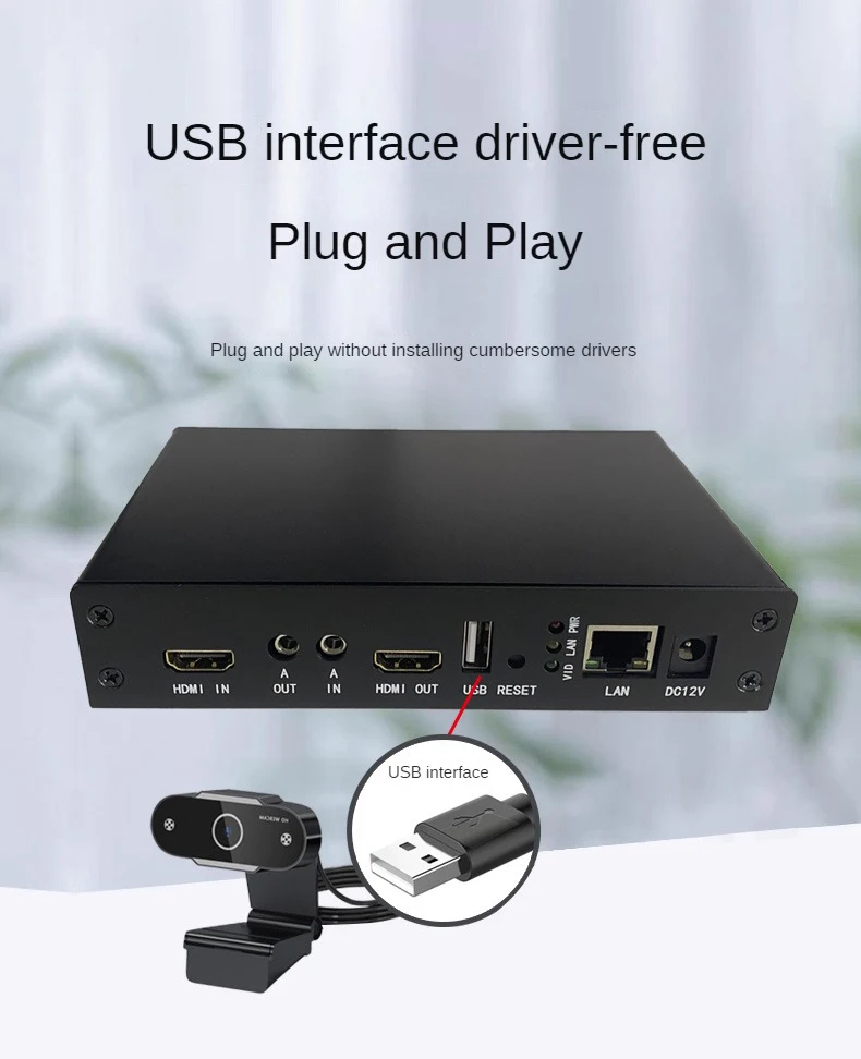 H265 Encoder Decoder 4k Support Iptv Monitor Rtmp Support Udisk Sd Card ...