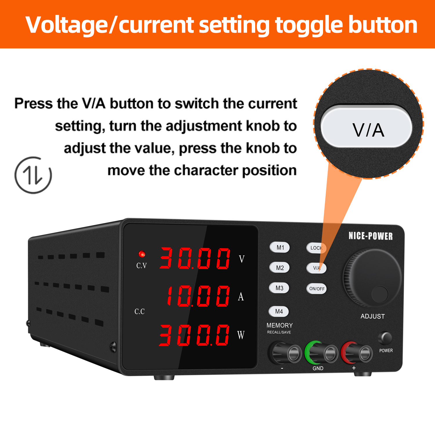 Nice power supply RS232/USB power supply DC power supply 30V 60V 120V