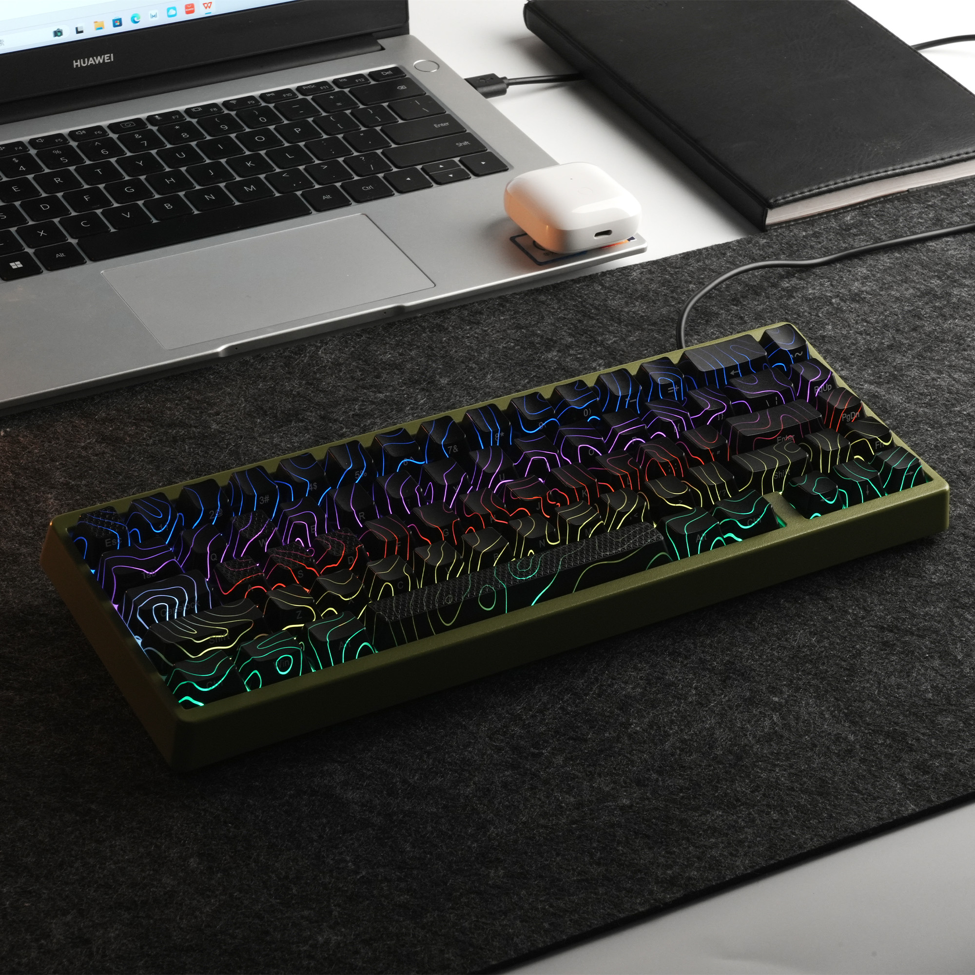 XVX blcak Topographic New Version Pattern Shine-Through OEM Profile IMD ...