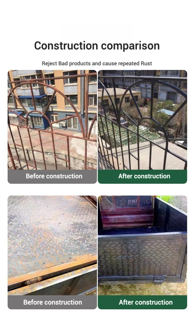 1000G Anti Rust Paint Metal with brush for Rusty Metal Steel Stair ...