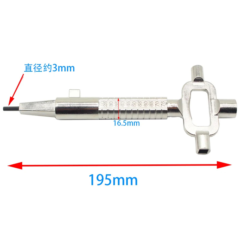 Locksmith zinc alloy Tool Opening a Door Following the Removal the