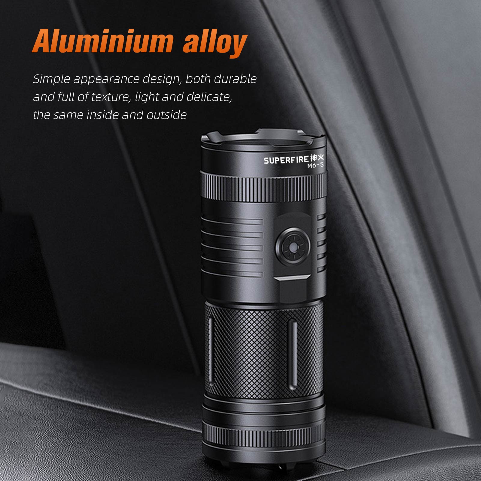 SUPERFIRE M6 45W Super Bright LED Flashlight 3000 Lumens Outdoor ...