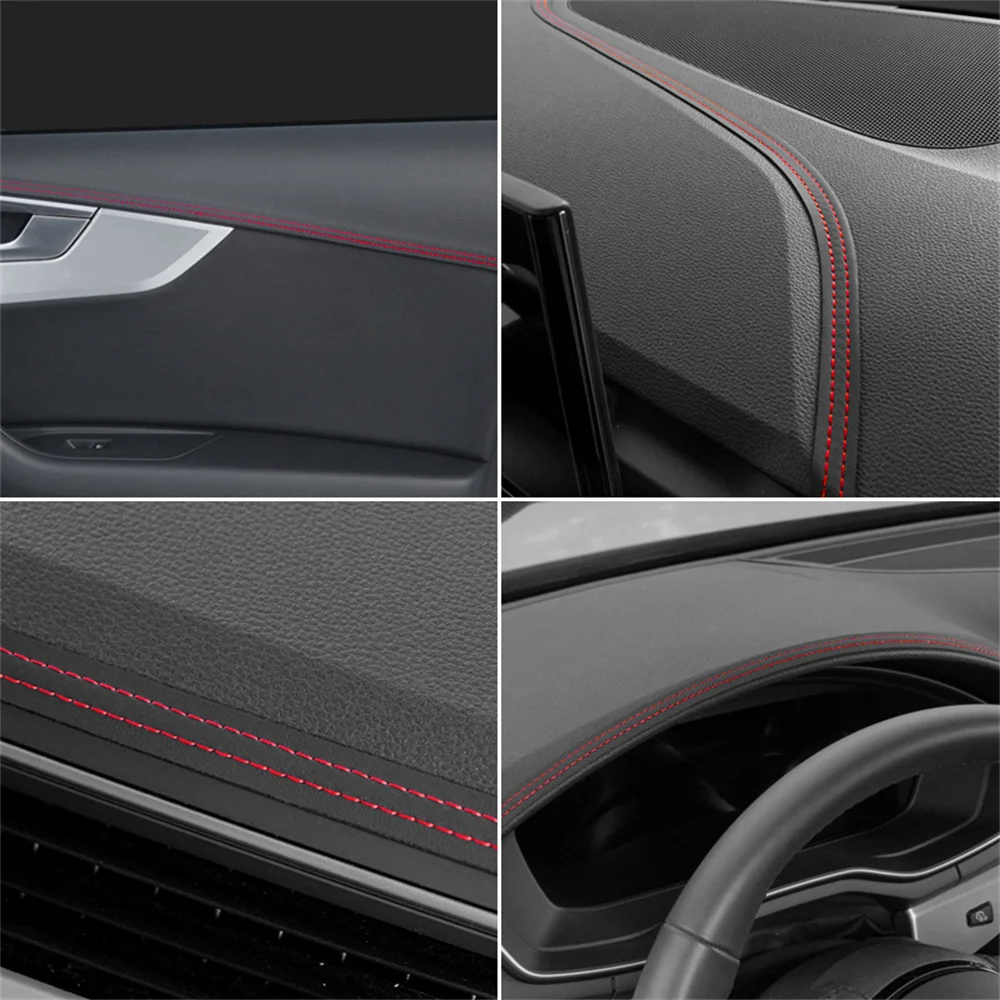 Universal Car Mouldings Trim Pu Leather DIY Braid Decorative Line Strip