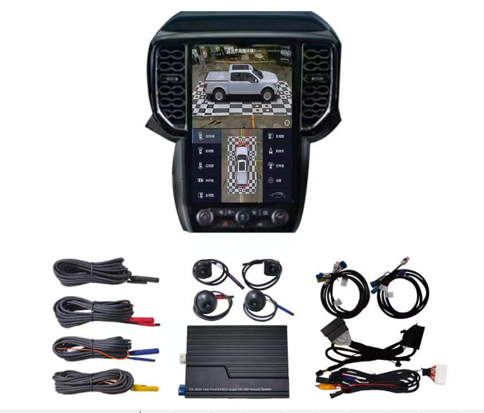 Manlubao 360 View Camera System Reverse Camera suitable for Ford Ranger ...