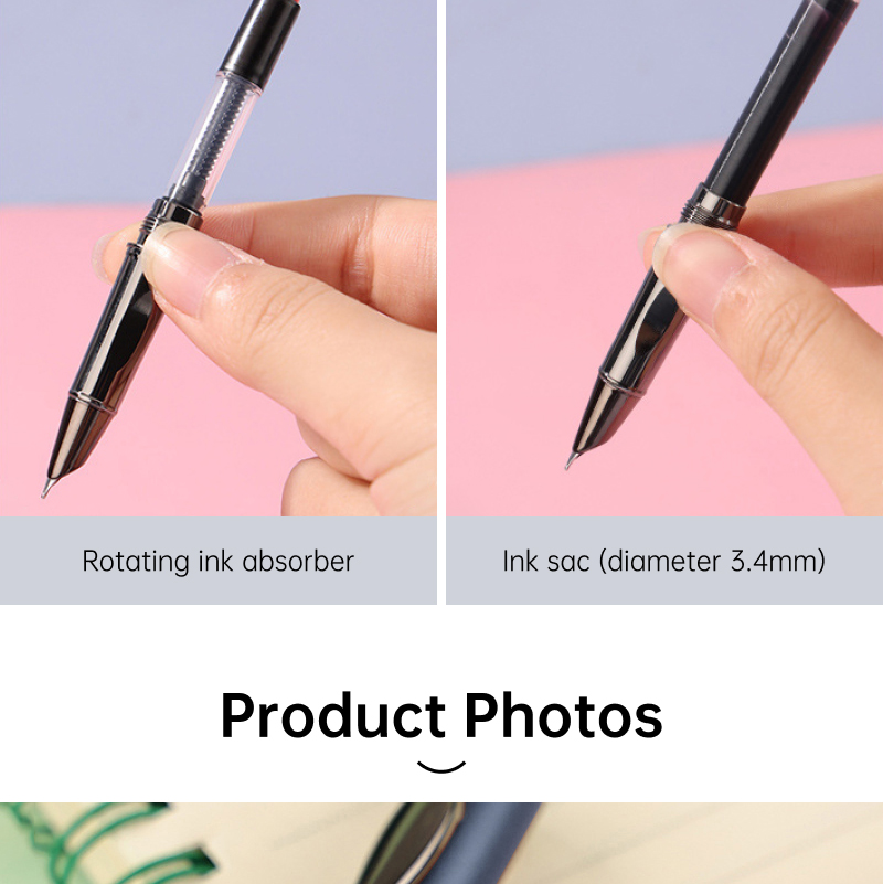 Thunlit Business Ink Pen with Bottle Ink Boys and Girls 0.38mm ...