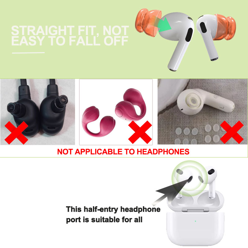 1 pairs Suitable for Apple Airpods1 Airpods2 AirPods 3/4 Bluetooth ...