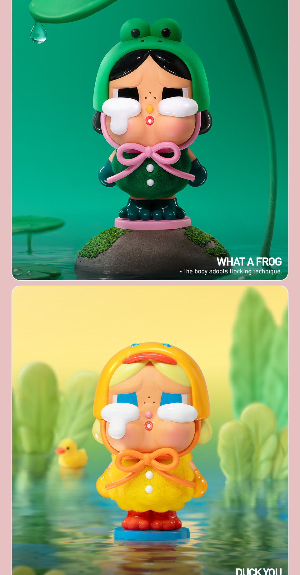 POP MART CRYBABY Crying Again Series Figures Blind Box Action Toys