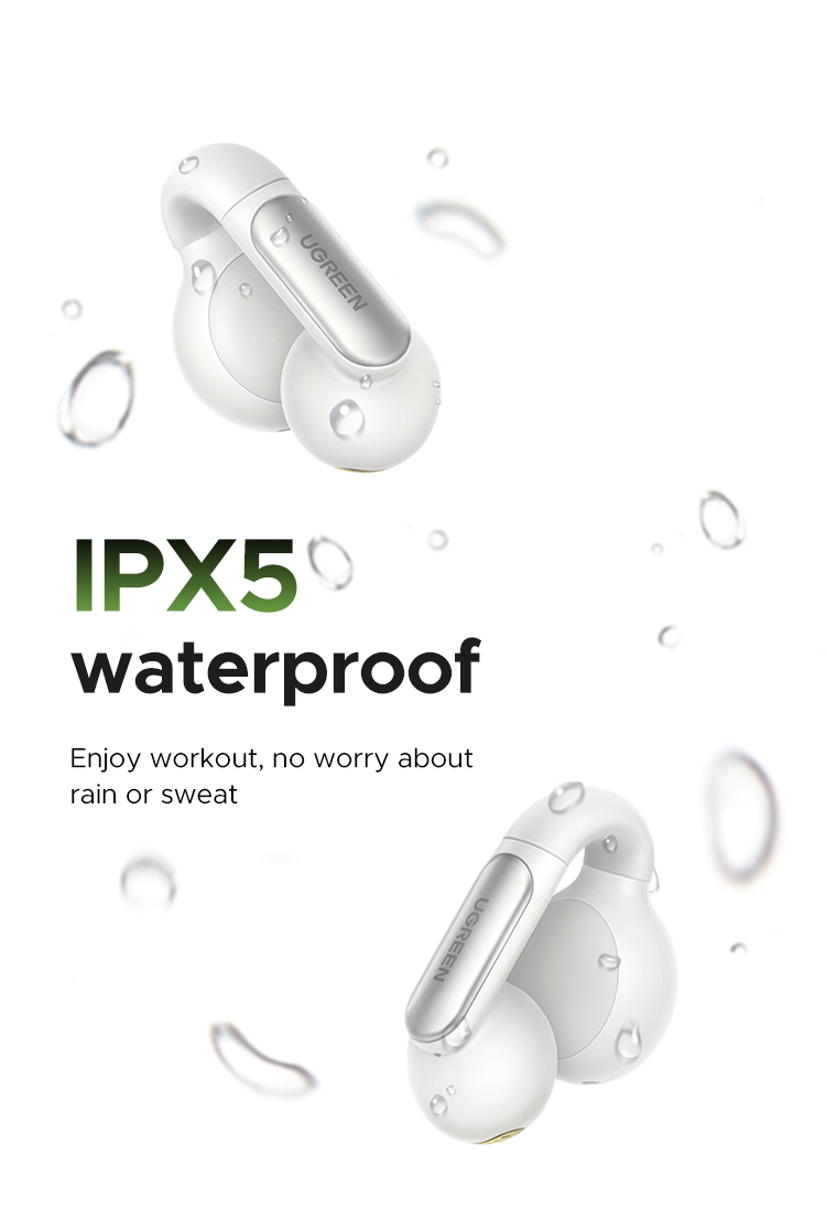 Casque À Clip Bluetooth 5.3, Écouteurs Bluetooth Sans Fil Sport, Casque