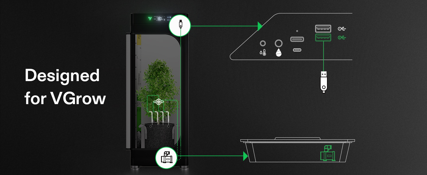 VIVOSUN FlexFeed Drip Irrigation Kit, 4W Automatic Irrigation System