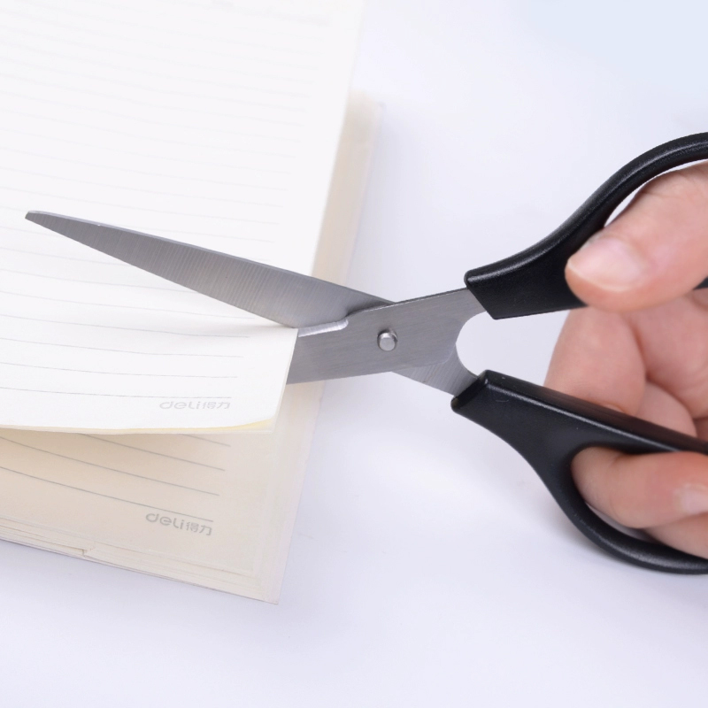 Deli Steel Blade Hand Made Cut Paper Scissors DIY Cutter Stationery ...