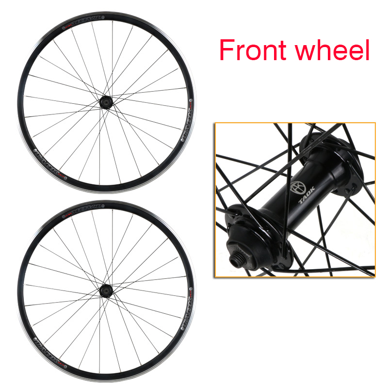 Road Bike Wheels Front Rear 700C Bicycle Wheelset Seal Bearing 8/9/10 ...