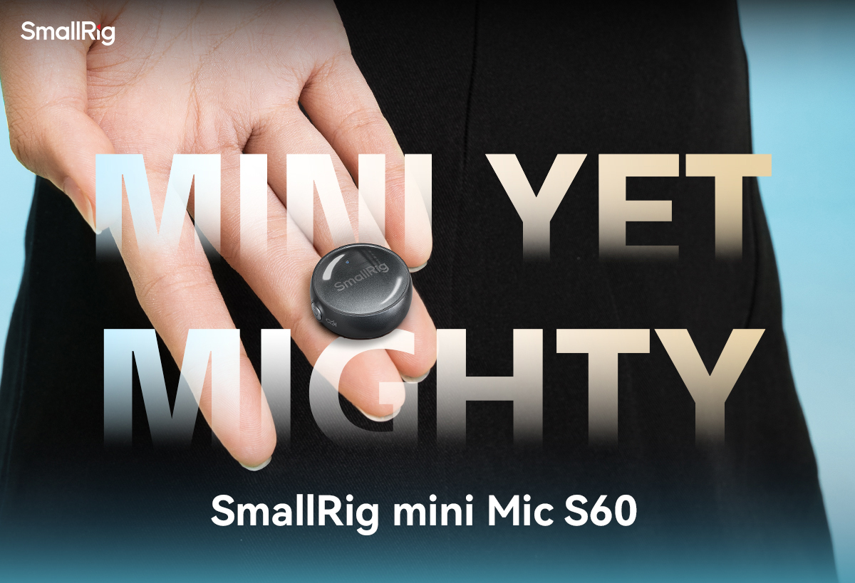 SmallRig S 60 Wireless Microphone (White/ USB-C Version)#4706 #4934 ...