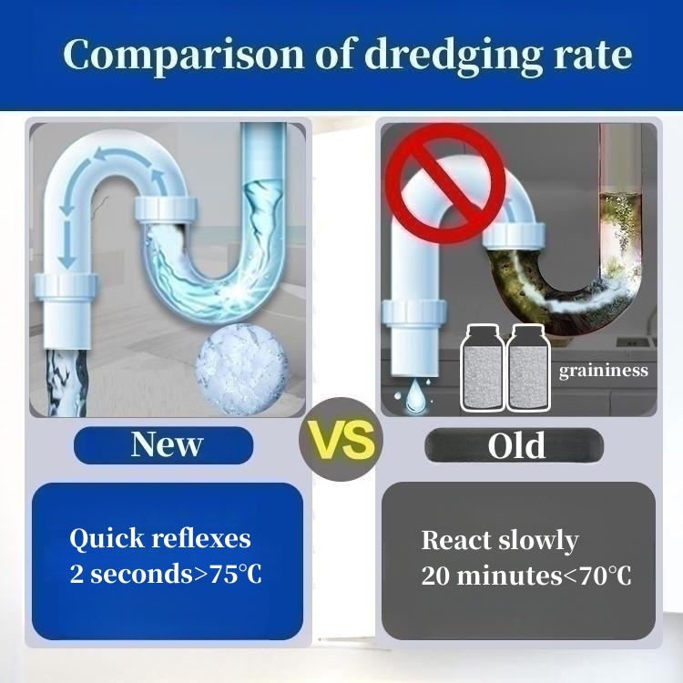 Buy 1 Get 1 Pipeline Sink Toilet Pipe Clogged Remover Sink Remover 500G