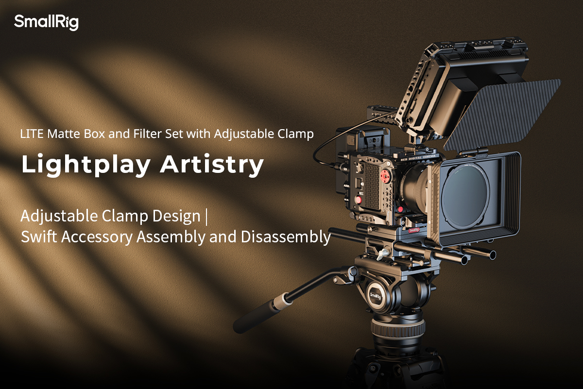 SmallRig Filter Kit /Matte Box with Adjustable Clamp and VND Kit #4409 ...