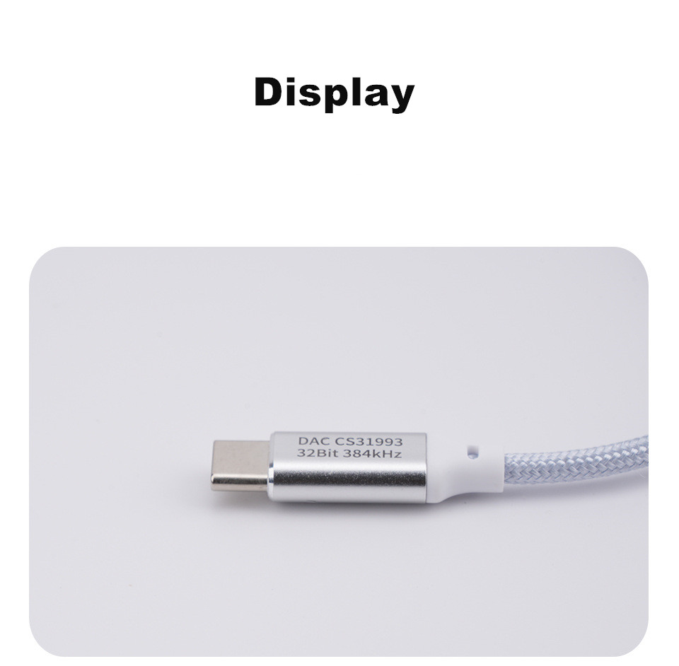 FRANSUN T2 Series Type C To 3.5mm Digital Audio Cable Amp Digital ...