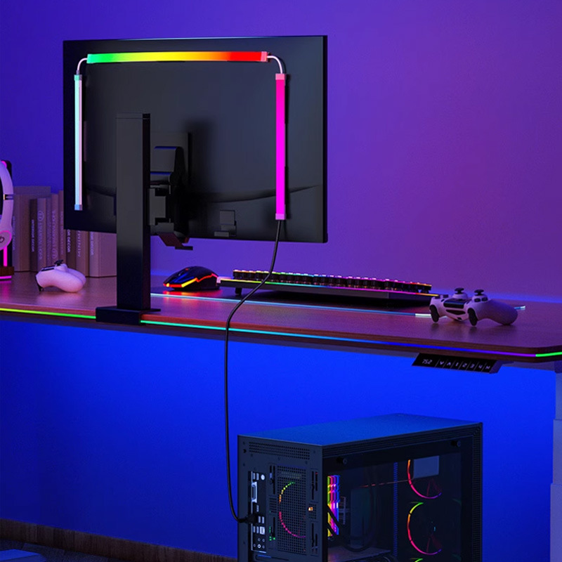 Computer Monitor Screen Ambient Backlight For 24-27 Inch Color Real ...