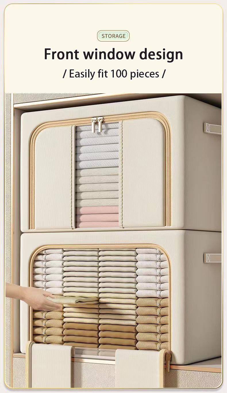 【FM-95】Collapsible Oxford cloth storage box with Storage box with lid ...