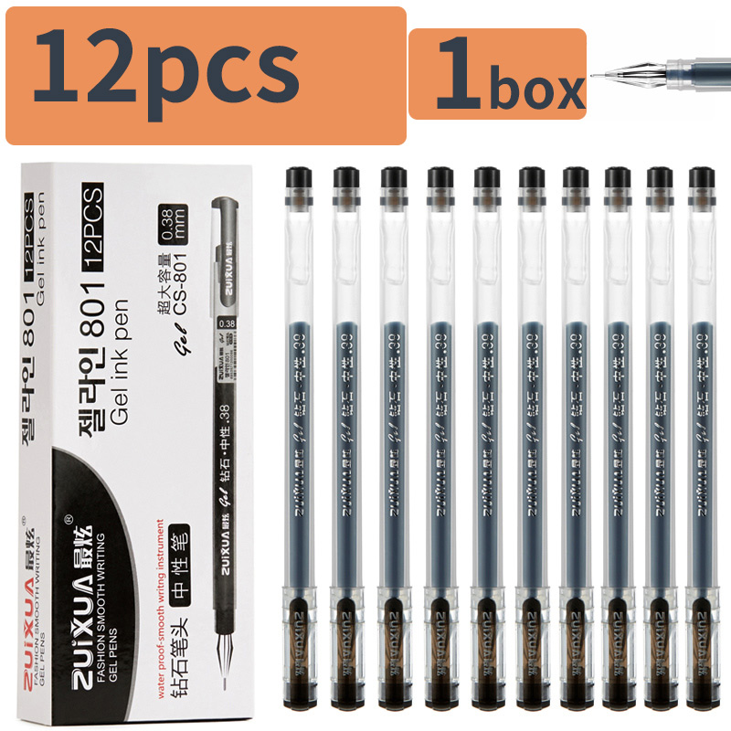 Gel pen set 0.3mm direct - liquid ball pen Dry Ink pen School office ...
