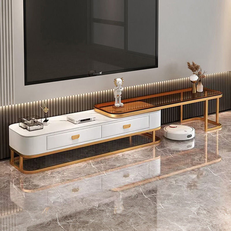 Nordic Glass Center Table For Sala Living Room Coffee Table With Drawer ...