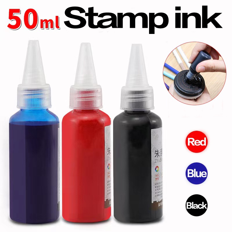 50ml ink Based Photosensitive Stamp Ink for Company Stamps & Self ...