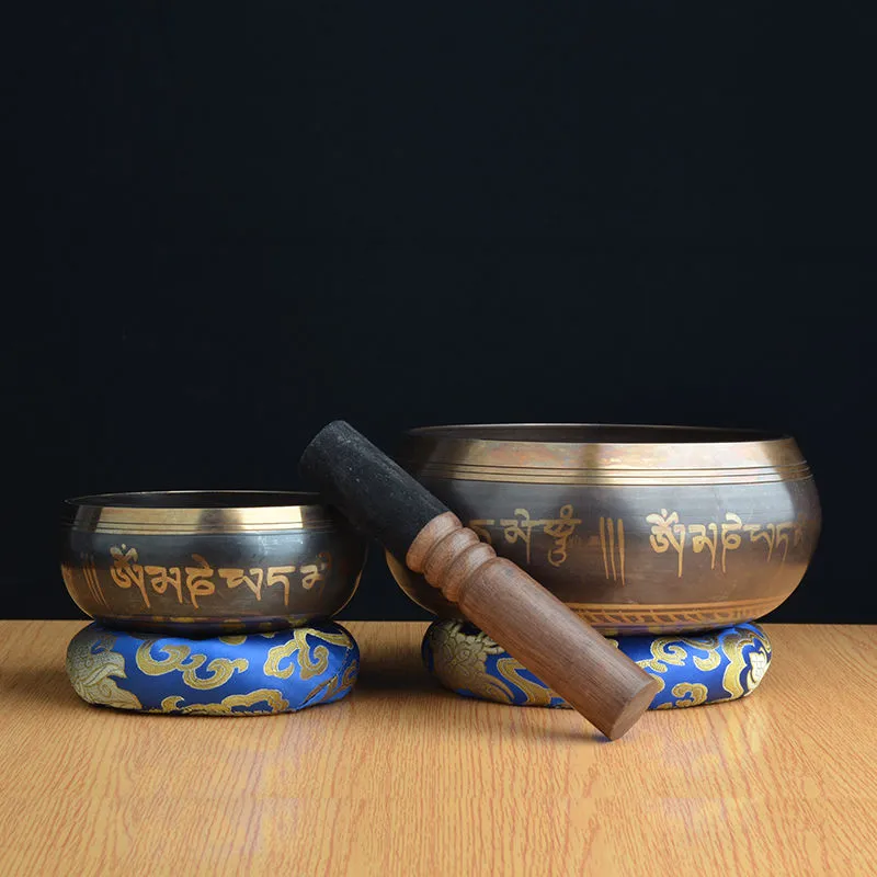 8cm Nepalese Tibetan Chanting Yoga Meditation Pot Healing Pot Buddha ...