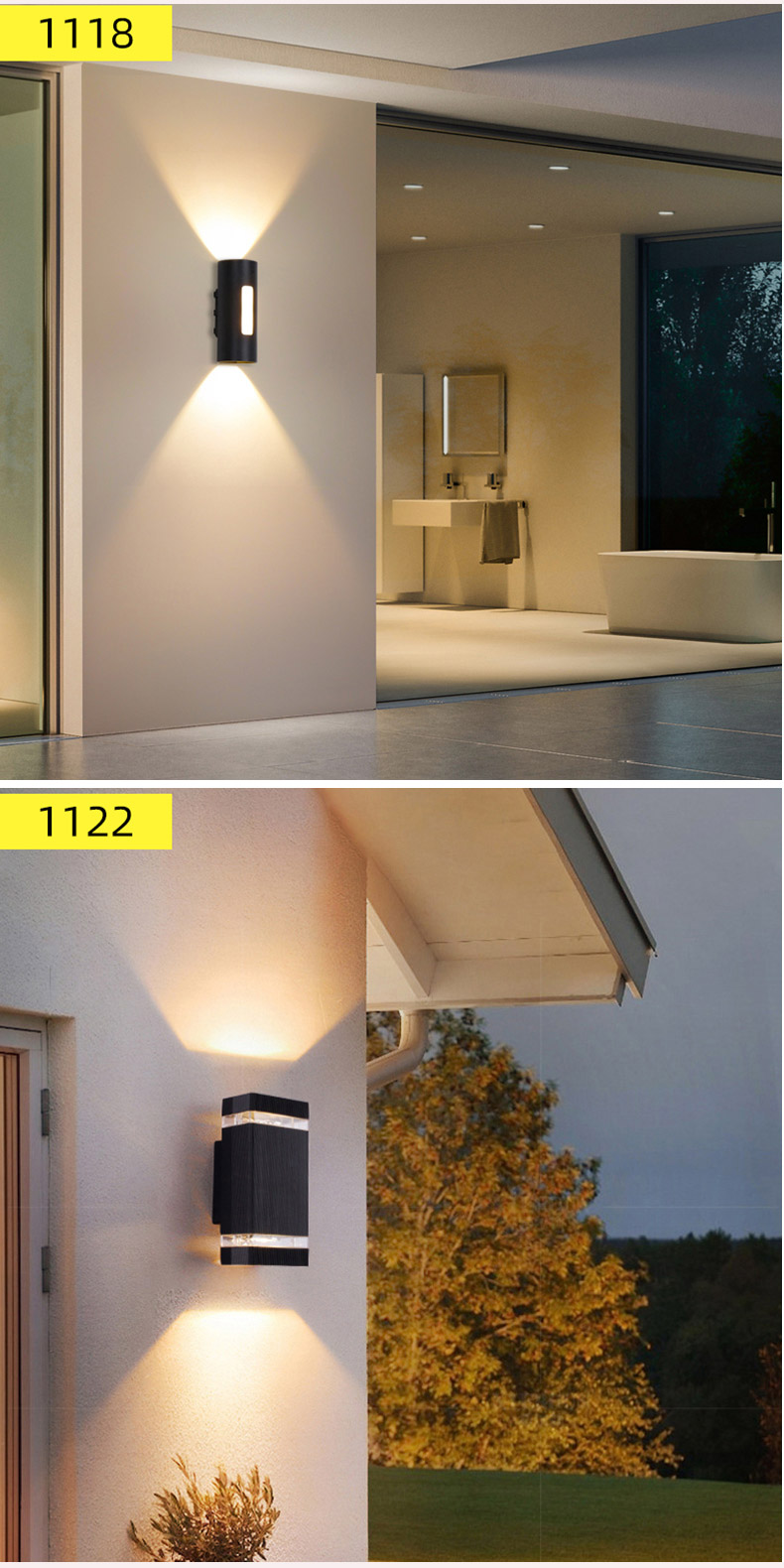 Wall Lamp Outdoor Waterproof Wall Light LED Modern Minimalist Indoor