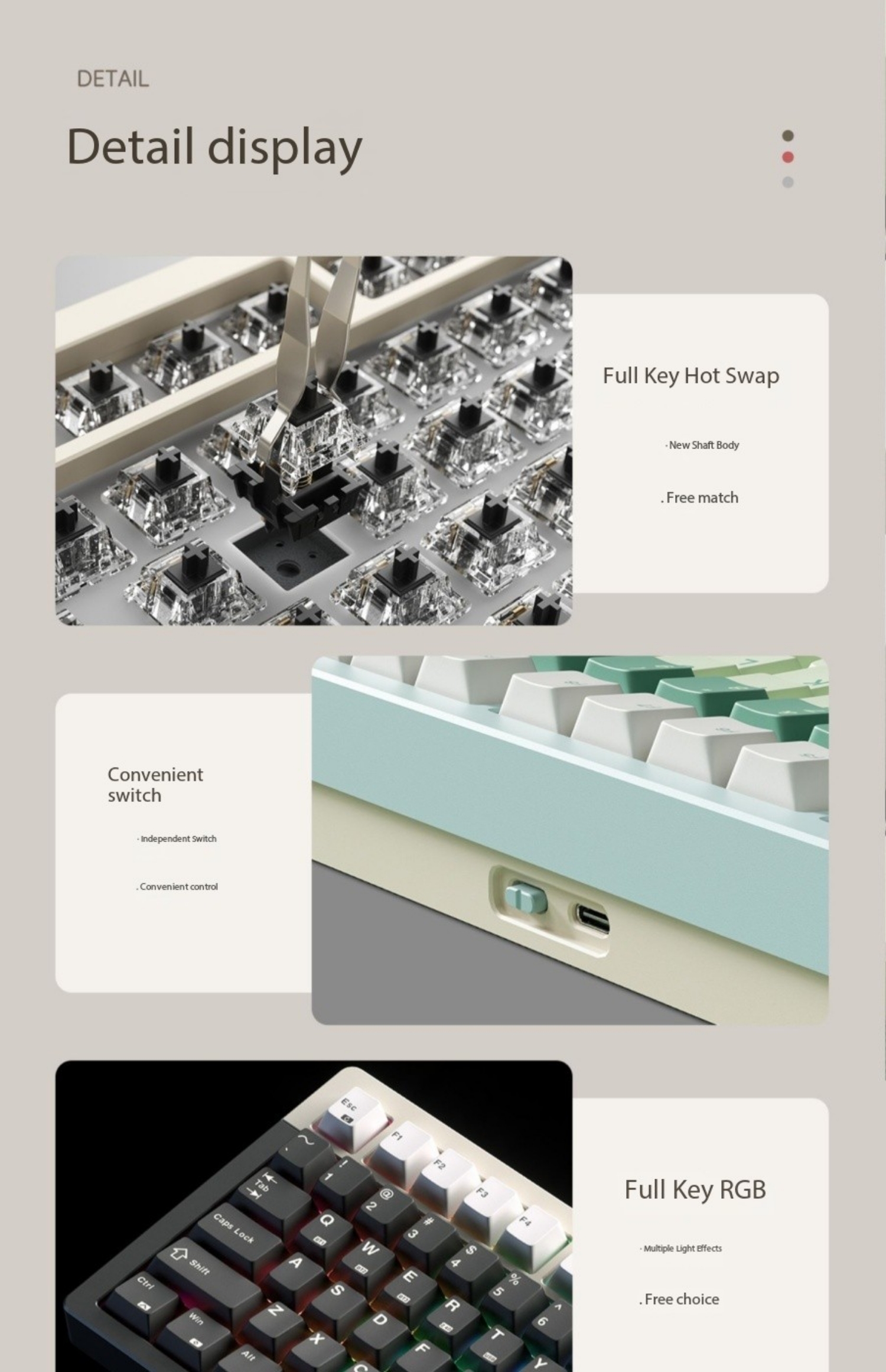LUMINKEY LUMINO75 Hot-swapable Mechanical keyboard |GASKET structure ...