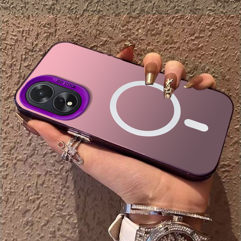 COMAKU Cover Armor per Oppo A78 5G / Oppo A58 5G, Custodia TPU+PC Antiurto con Slot per Carte Scorrevole Cover Anello Supporto - Verde