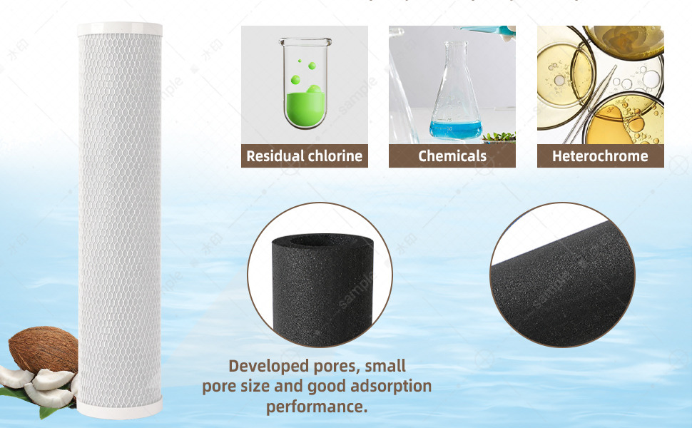 OSWNKW06 Whole House High Flow Water Filter, High Iodine Coconut Shell