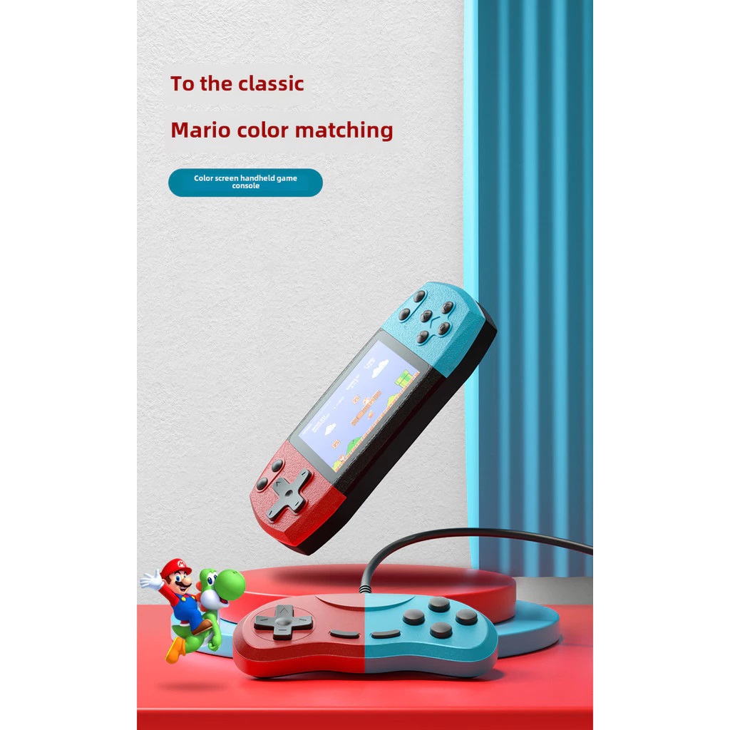 F1 handheld game console Mario nostalgia retro for two people family TV ...