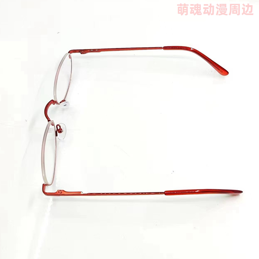 Anime half oval red glasses anime cosplay accessories Rize Cosplay ...