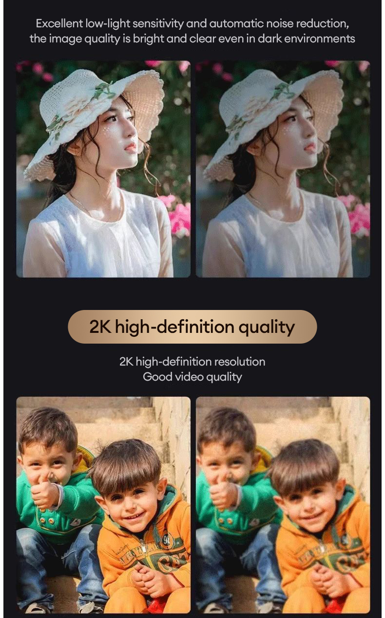 Webcam 2K/1080P/720P Full HD Video Call For Laptop PC With Microphone ...
