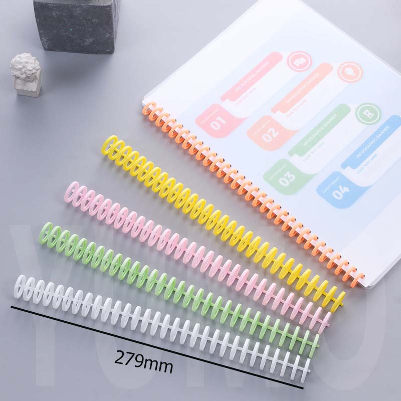 30-hole Loose-leaf Plastic Binding Ring for A4 A5 A6 A7 B5 DIY Notebook ...