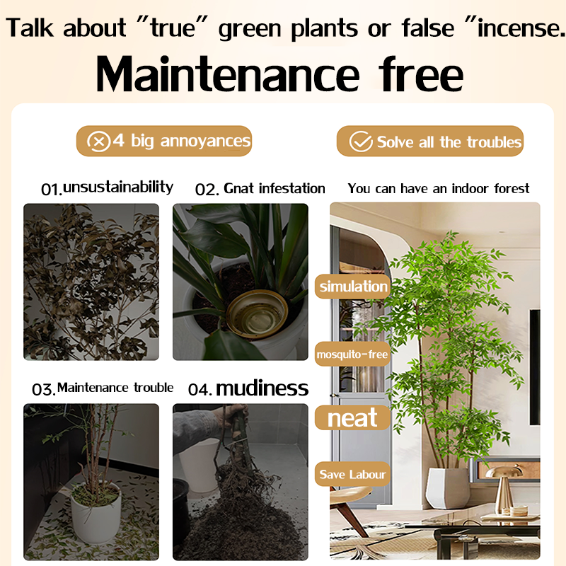 [Local Delivery COD]Artificial bamboo artificial plants bonsai tree