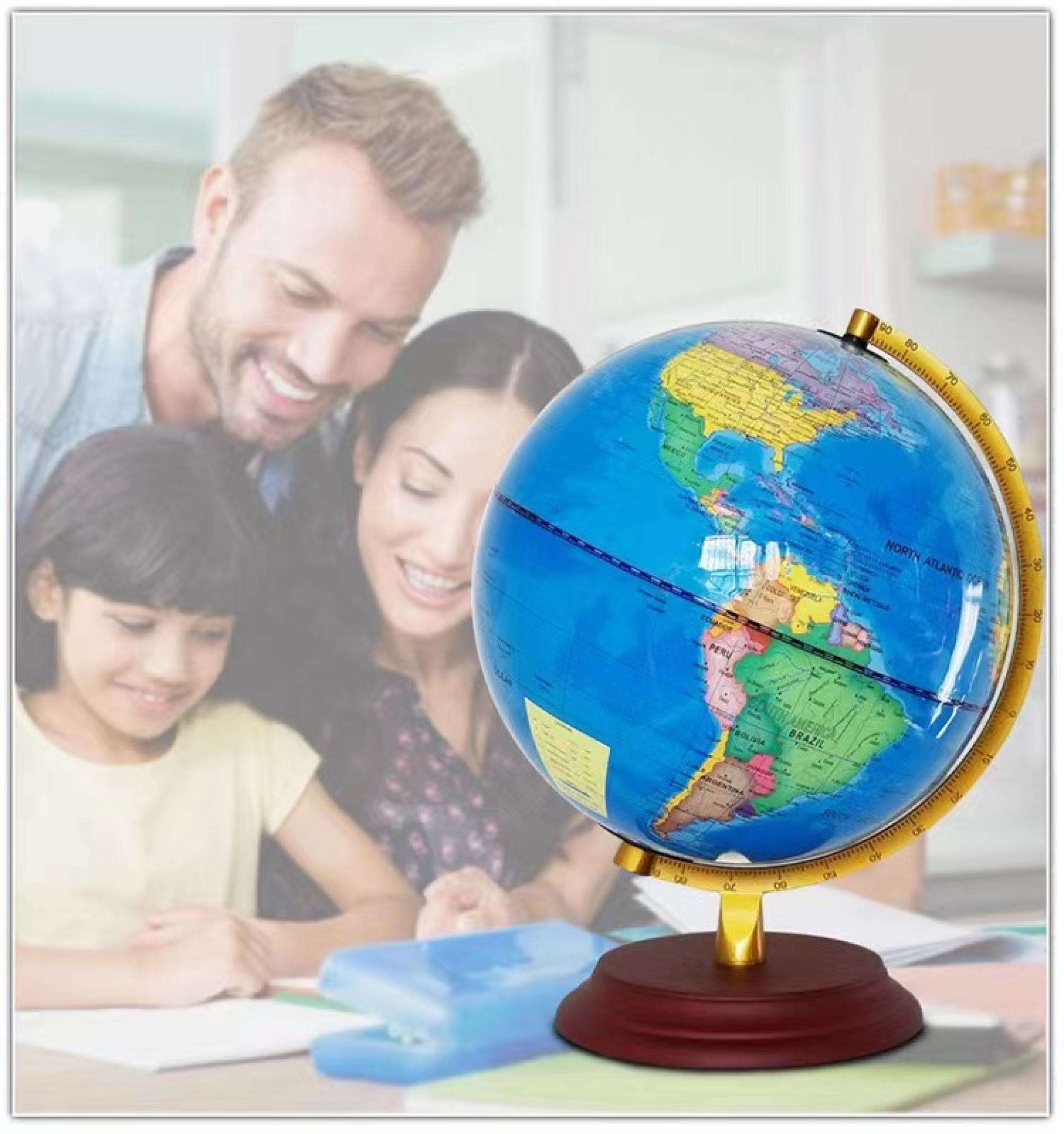 25/32cm LED Luminous Teachinig Globe light World Earth Globe Map ...