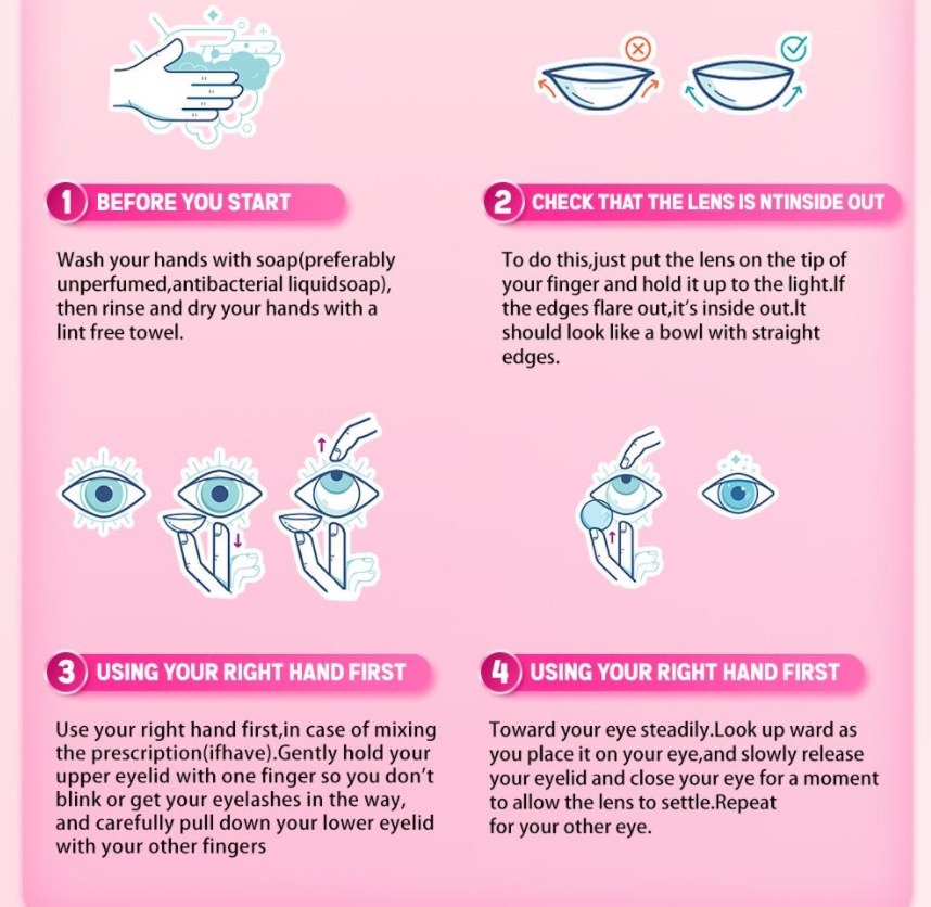 Contact lens UYAAI Apex Blue Yearly Use contact lens with grade 0.00-6. ...