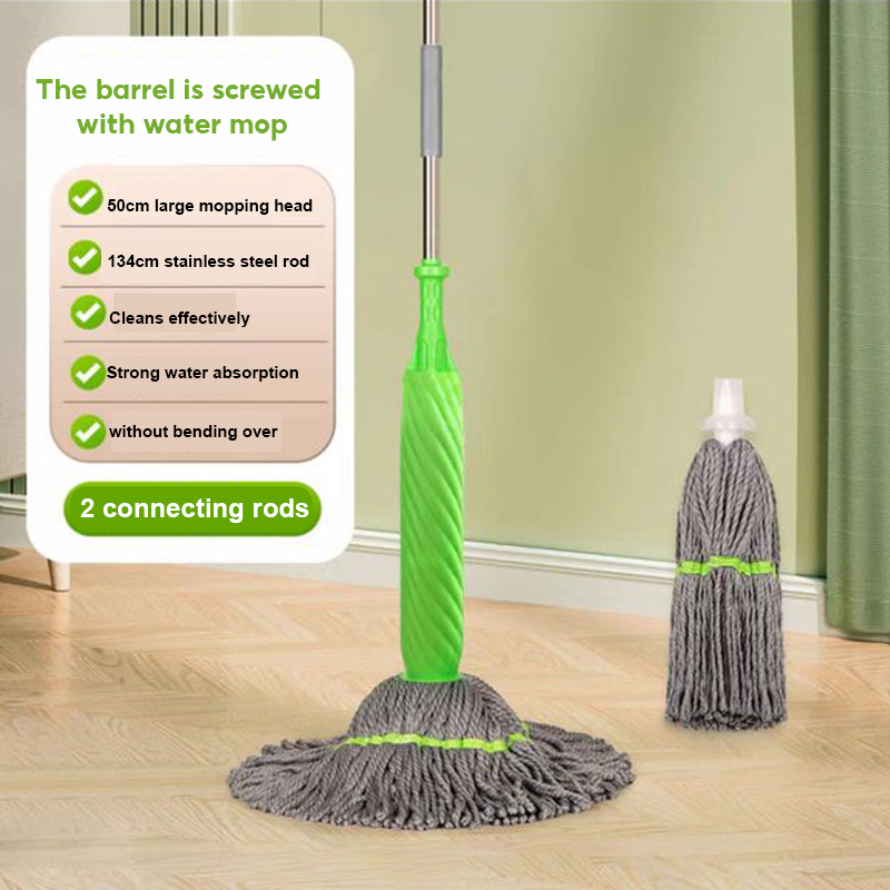 SUNNY SPACES 360° Rotating Floor Mop Wet And Dry DualUse Self Twisting