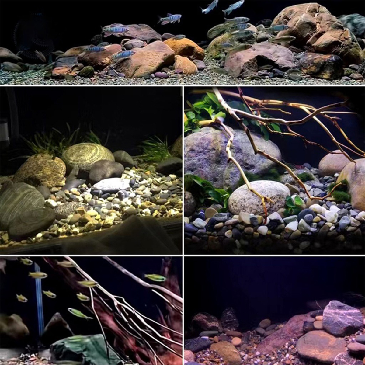 Aquarium Colorful Rocks Pebble Stone For Fish Tank Fish Tank Bottom ...
