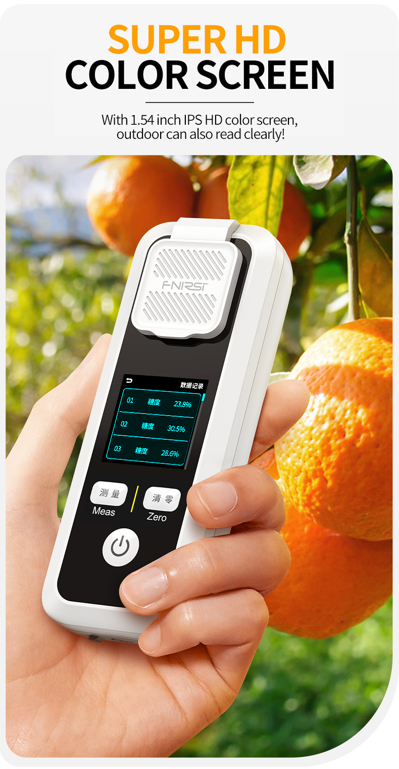 Sugar Measuring Instrument Fruit High-Precision Brix Meter Sweetness ...