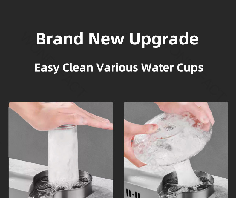 Stainless steel High Pressure Automatic Glass Rinser Bar Glass Cup