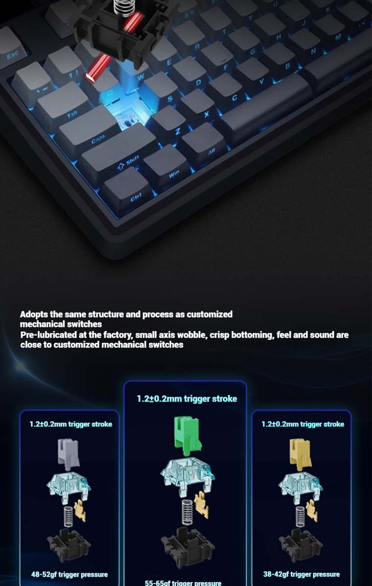 Skyloong Optical switch 8K electronic sports gaming mechanical keyboard