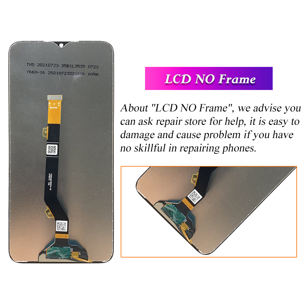 For Tecno Spark 8P KG7H, KG7, KG7n LCD Display Touch Panel Screen ...