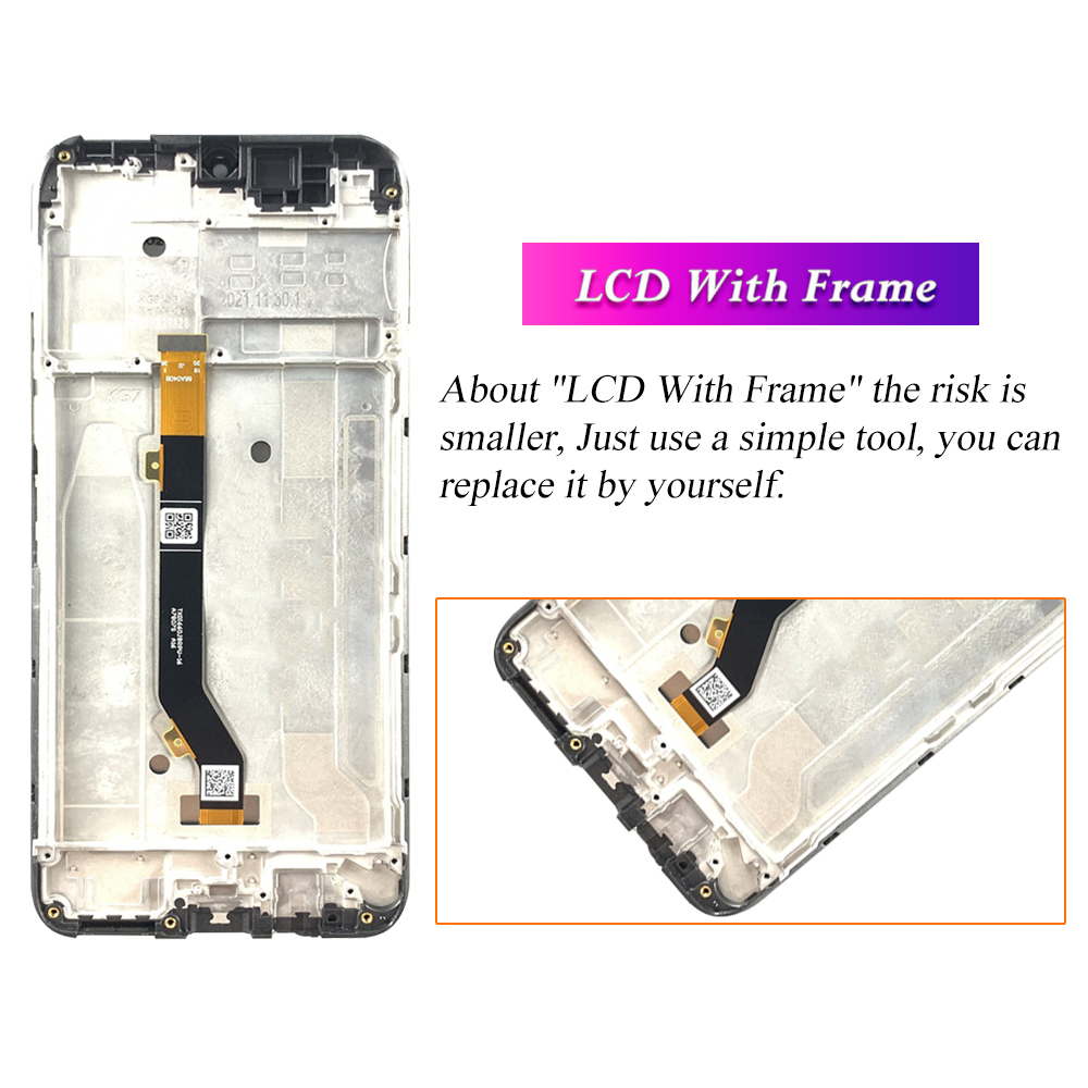 For Tecno Spark 8P KG7H, KG7, KG7n LCD Display Touch Panel Screen ...